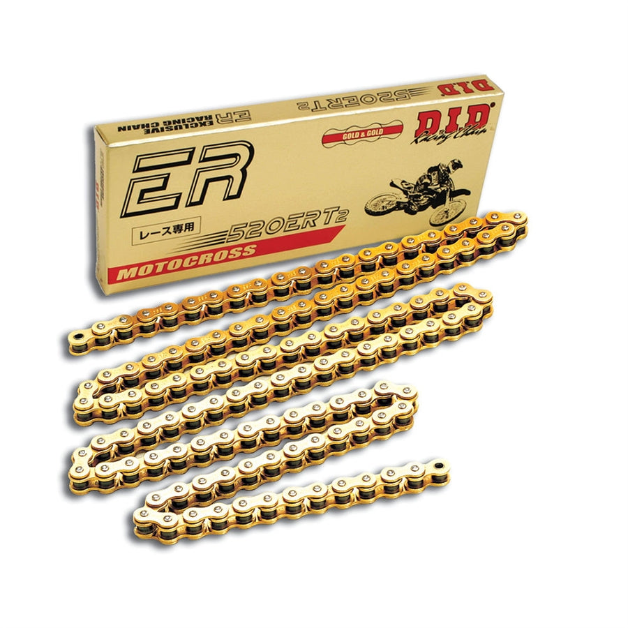 D.I.D, 520DZ D.I.D. Exclusive Racing Non-Sealed Chain For 250 2-STK / 450 4-STK Machines - 520 DZ x 120 Links - 520ZVMXX120Z