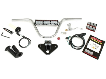 BBR, BBR Motorsports Handlebar Kit - Tall Bars W/Controls Honda CRF50/XR50 2000-Present Black- 510-HXR-5011