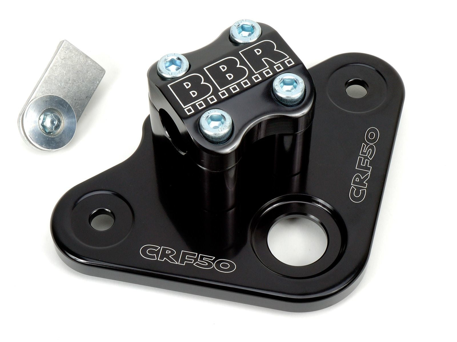 BBR, BBR Motorsports Triple Clamp Black - 510-HXR-5012