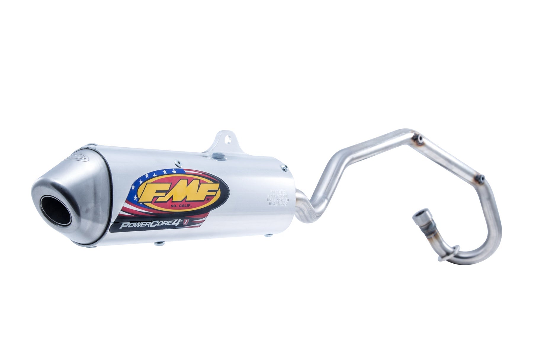 FMF, FMF  P-CORE 4 Muffler W/SS Header Kawasaki KLX110/L'02-22/Suzuki DRZ110'03-05 - 042005