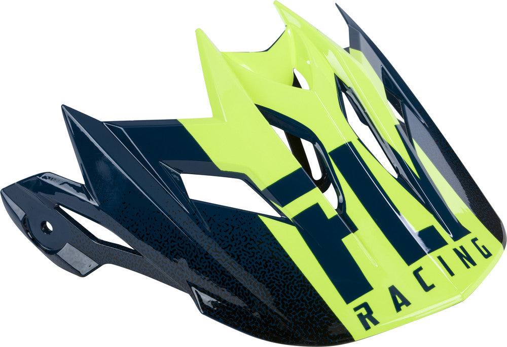 Fly Racing, Fly Racing Default 2019 Helmet Visor Teal/Hi-Vis