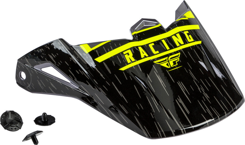 Fly Racing, Fly Racing Kinetic K120 Helmet Visor Hi-Vis/Grey/Black