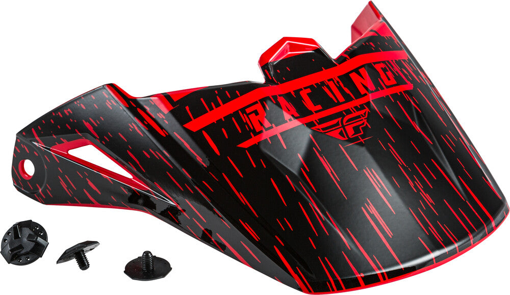 Fly Racing, Fly Racing Kinetic K120 Helmet Visor Red/Black