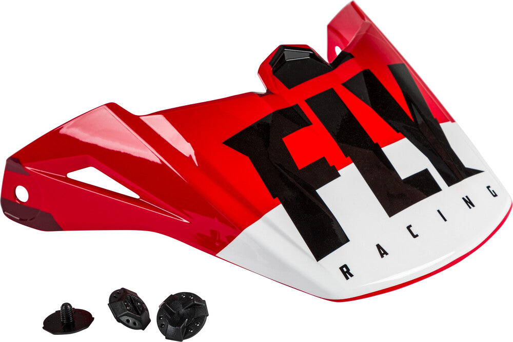 Fly Racing, Fly Racing Kinetic Thrive Helmet Visor Red/White/Black