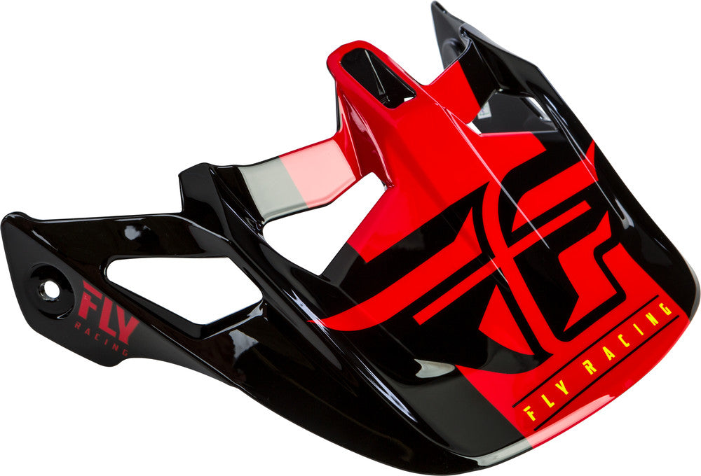 Fly Racing, Fly Racing Werx Imprint Visor Black/Red