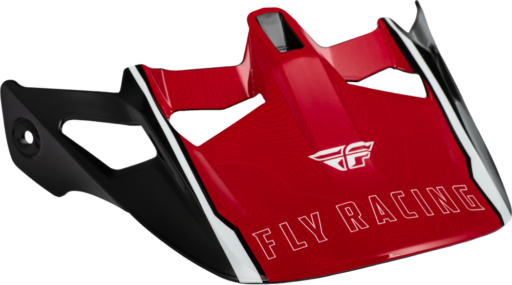 Fly Racing, Fly Racing Werx-R Helmet Visor Red Carbon