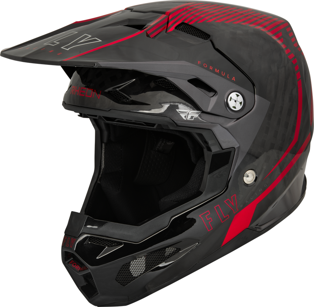 Fly Racing, Fly Racing Youth Formula Carbon Tracer Helmet Red/Black - Youth