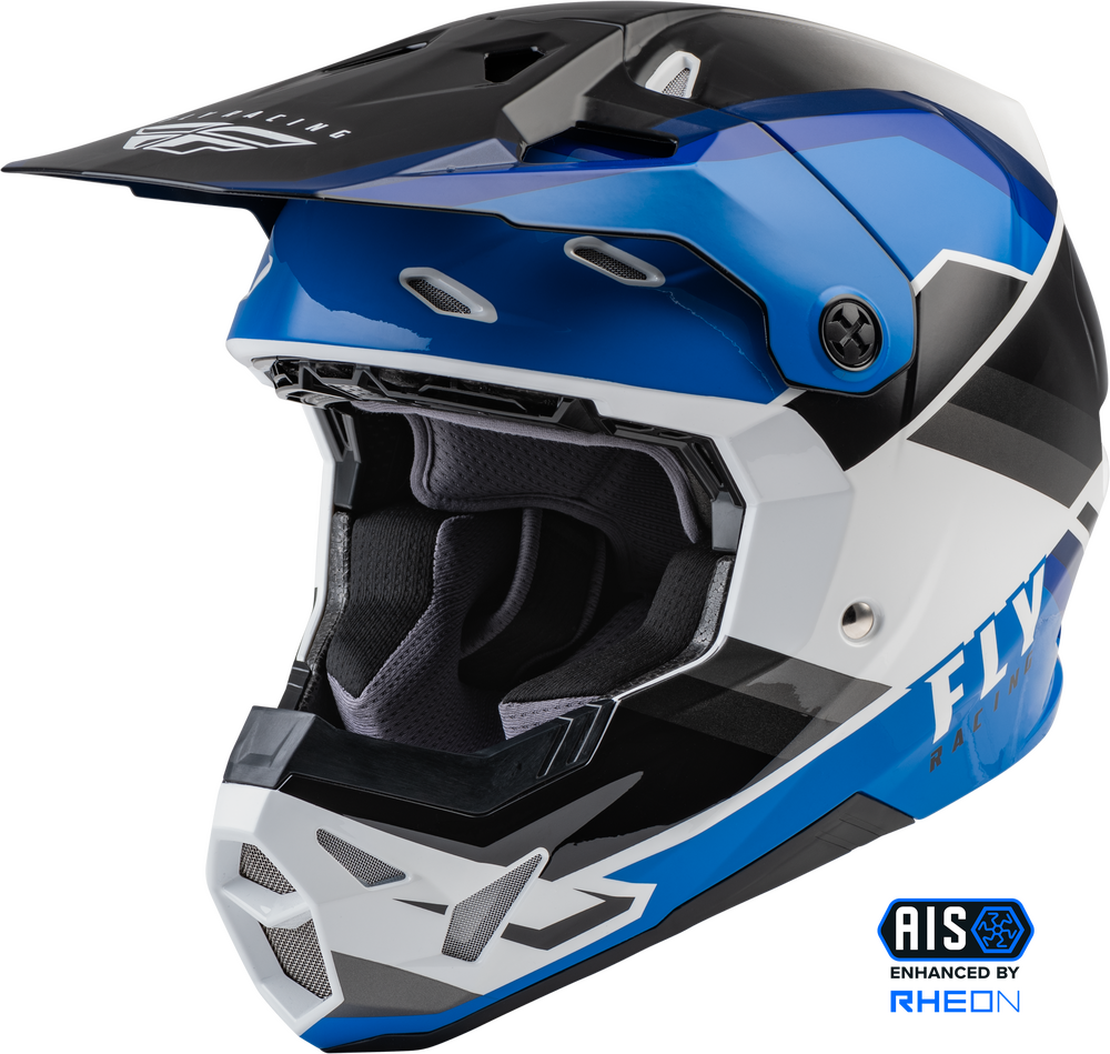 Fly Racing, Fly Racing Youth Formula Cp Rush Helmet Black/Blue/White - Youth