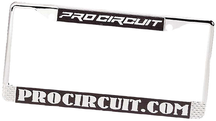 Pro Circuit, Pro Circuit LICENSE PLATE FRAME CHROME - PC1005-1300