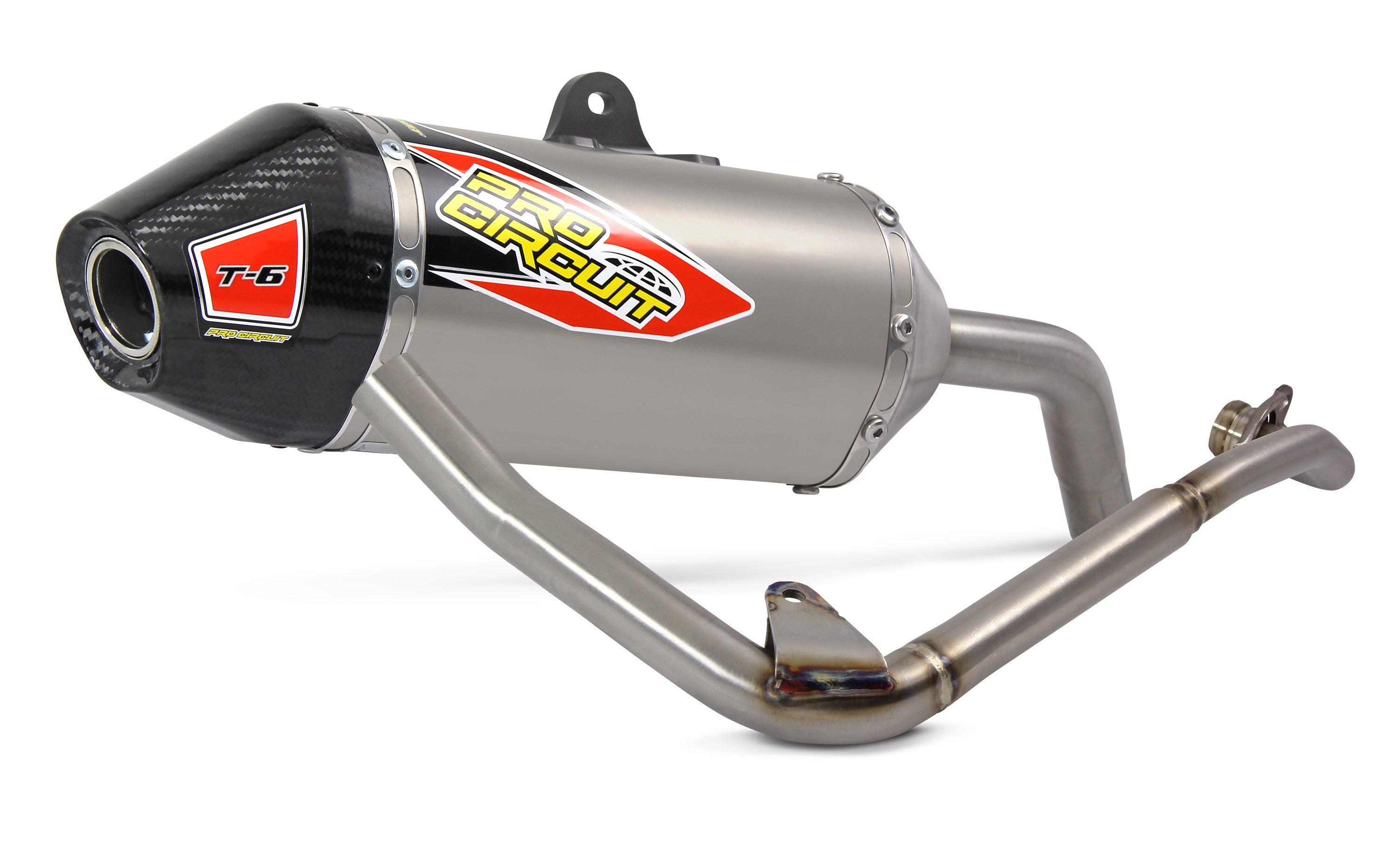 Pro Circuit, Pro Circuit T-6 STAINLESS EXHAUST SYSTEM W/CARBON CAP Honda - 0111412G