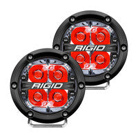 Rigid, Rigid 360-SERIES 4IN SPOT RED BACK LIGHT/2 - 36112