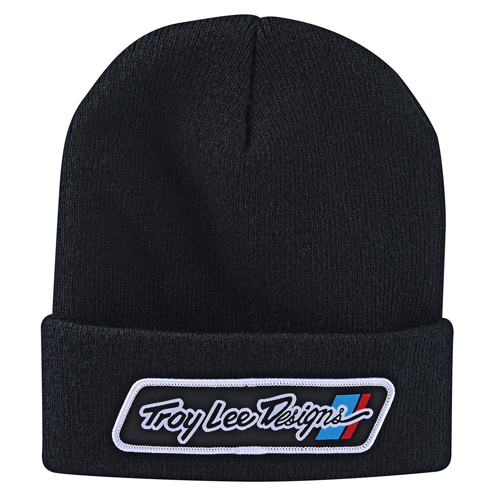 Troy Lee Designs, Troy Lee Designs GO FASTER BEANIE; BLACK OSFA