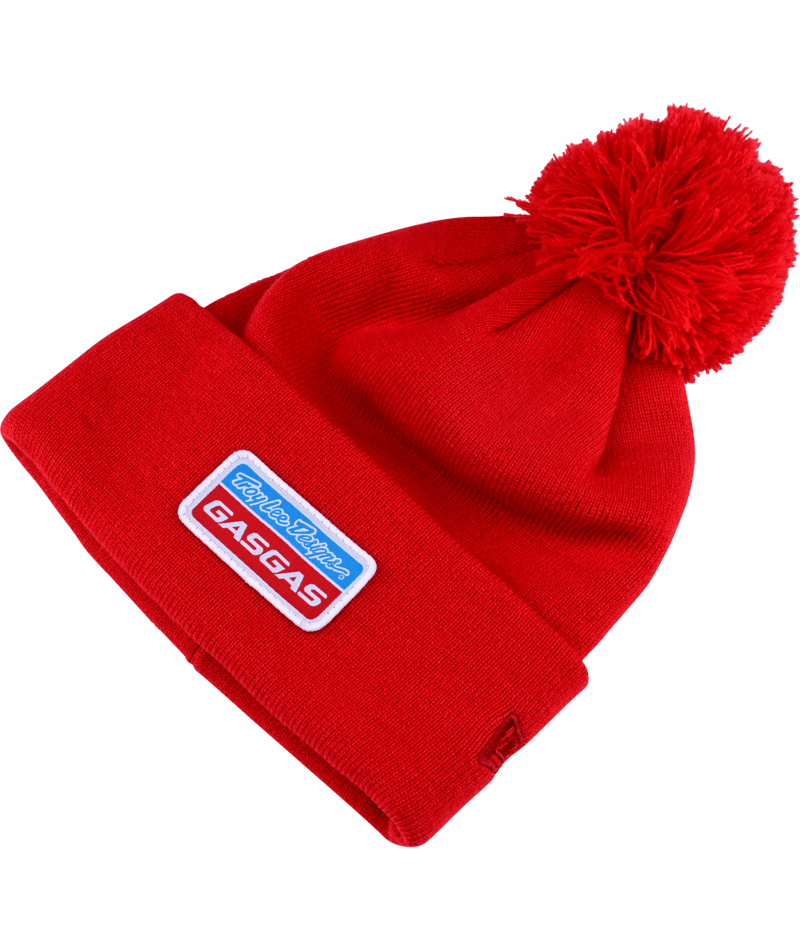 Troy Lee Designs, Troy Lee Designs TLD GASGAS Team Stock Pom Beanie Red