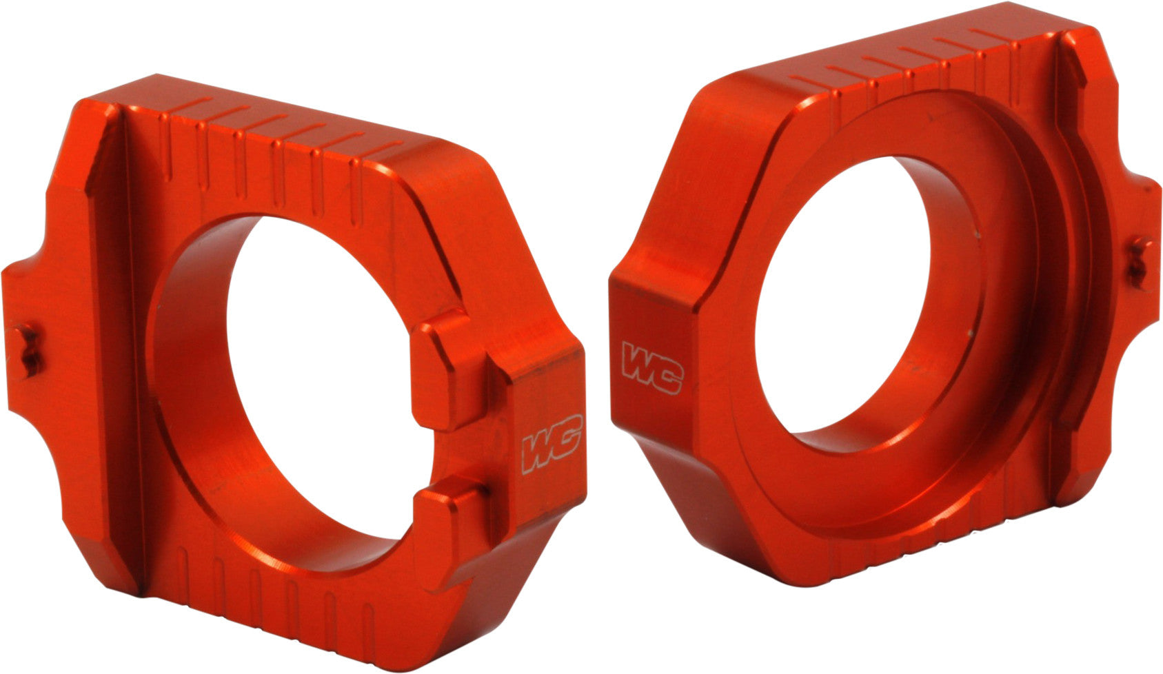 Works Connection, Works Connection AXLE BLOCKS ELITE KTM/Husqvarna ORANGE - 17-263