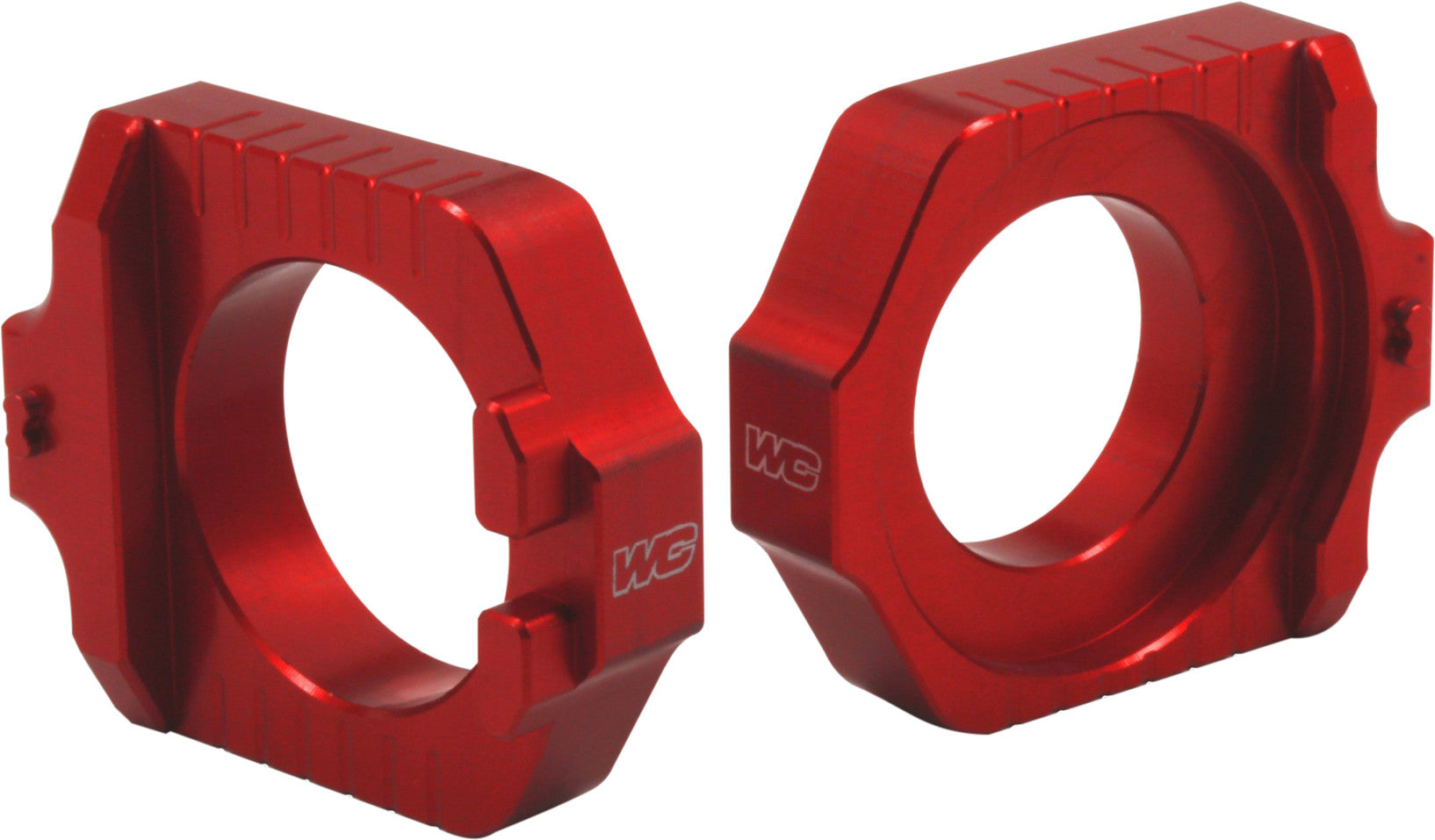 Works Connection, Works Connection AXLE BLOCKS ELITE KTM/Husqvarna RED - 17-255