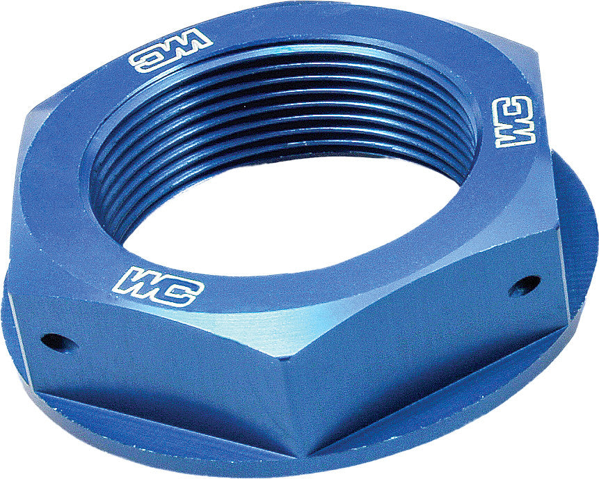 Works Connection, Works Connection STEERING STEM NUT (BLUE) - 24-300