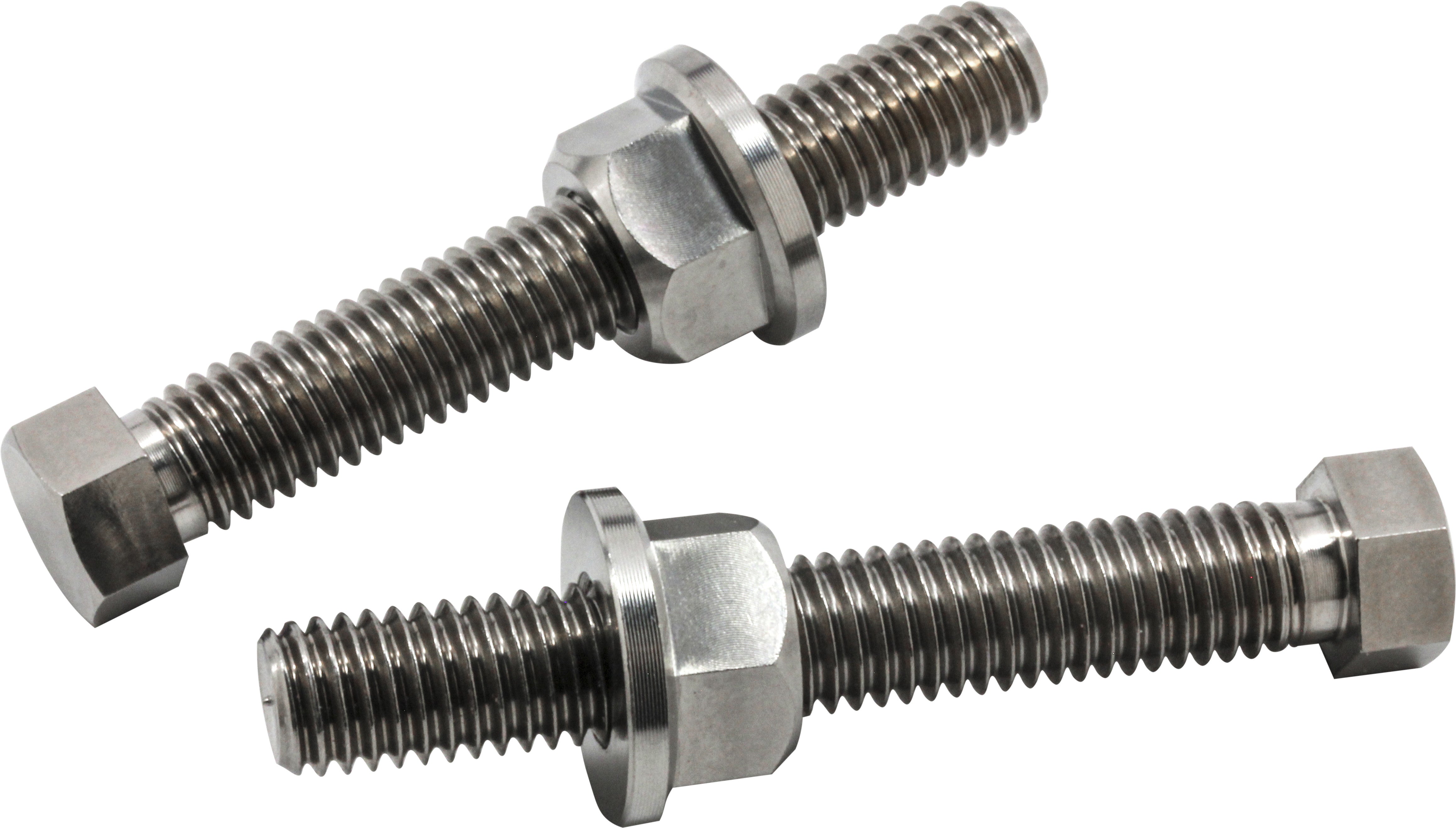 Works Connection, Works Connection TI AXLE ADJUSTER BOLTS JAP 8X52MM/10MM / 8MM/12MM NUTS - 70-630