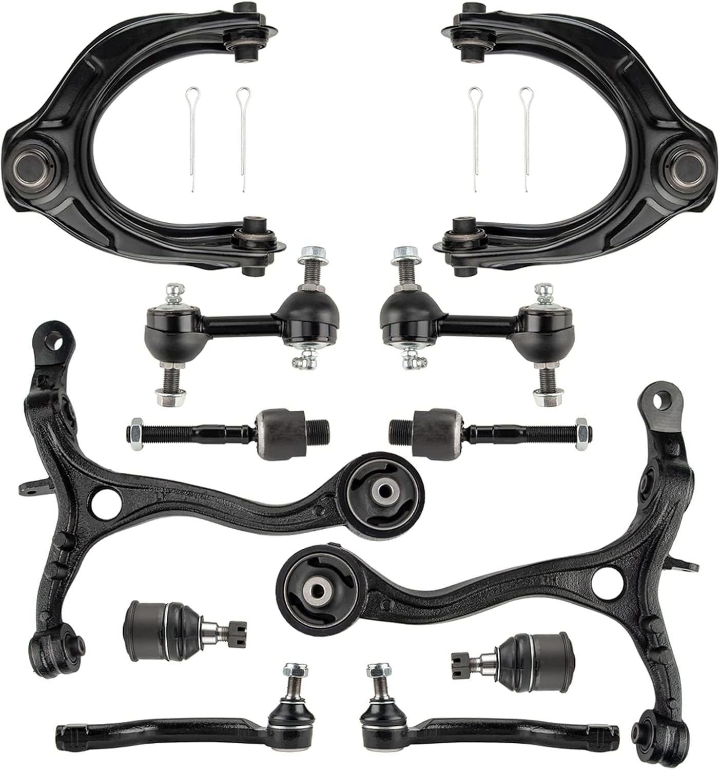 BRAND, CATEGORY, CONTROL ARMS, PROLENZ, 12pcs Left Right Front Upper & Lower Control Arm Kit Replacement for Accord 2008-2012 All Models Suspension Parts K620614 K620615 K90456 K90457 ES800459 ES800460 EV800461 K500081