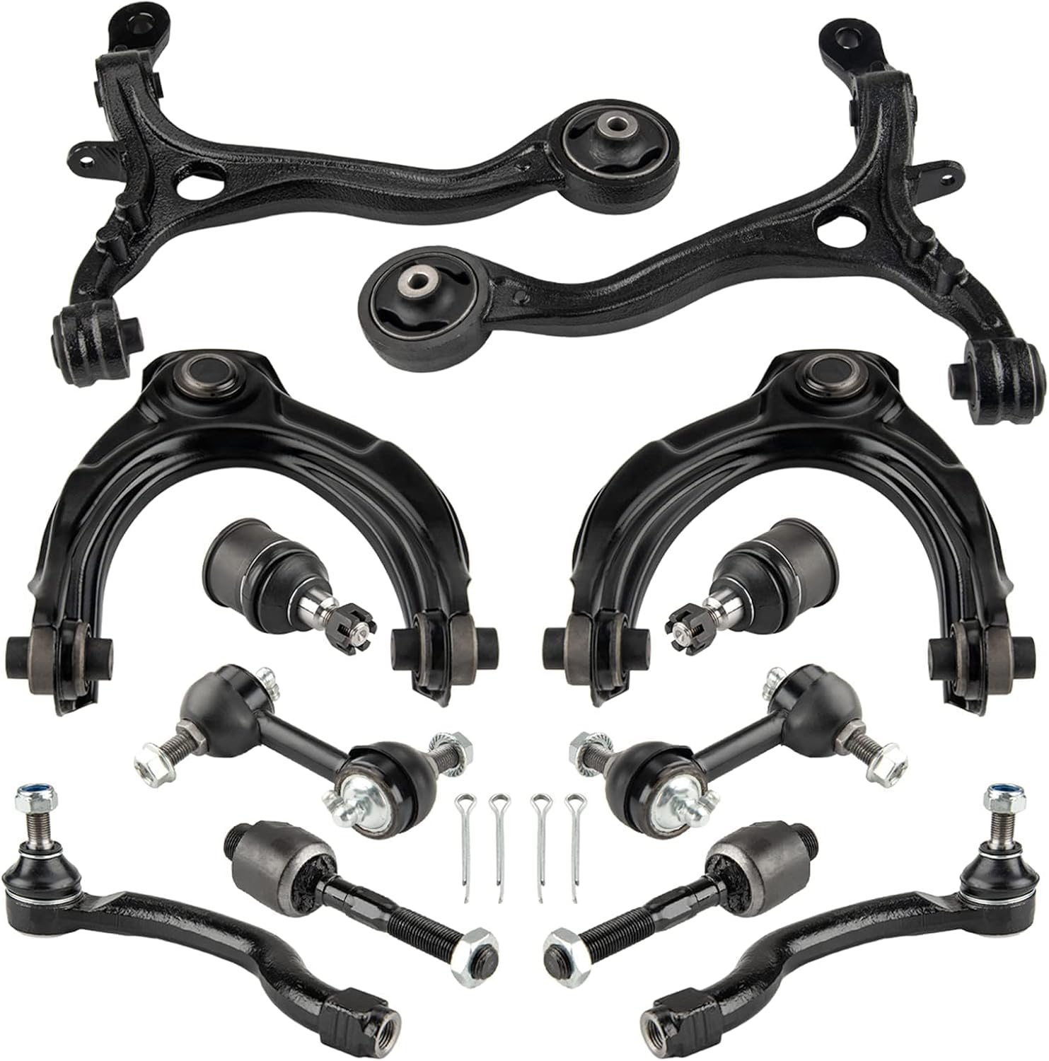 BRAND, CATEGORY, CONTROL ARMS, PROLENZ, 12pcs Left Right Front Upper & Lower Control Arm Kit Replacement for Accord 2008-2012 All Models Suspension Parts K620614 K620615 K90456 K90457 ES800459 ES800460 EV800461 K500081