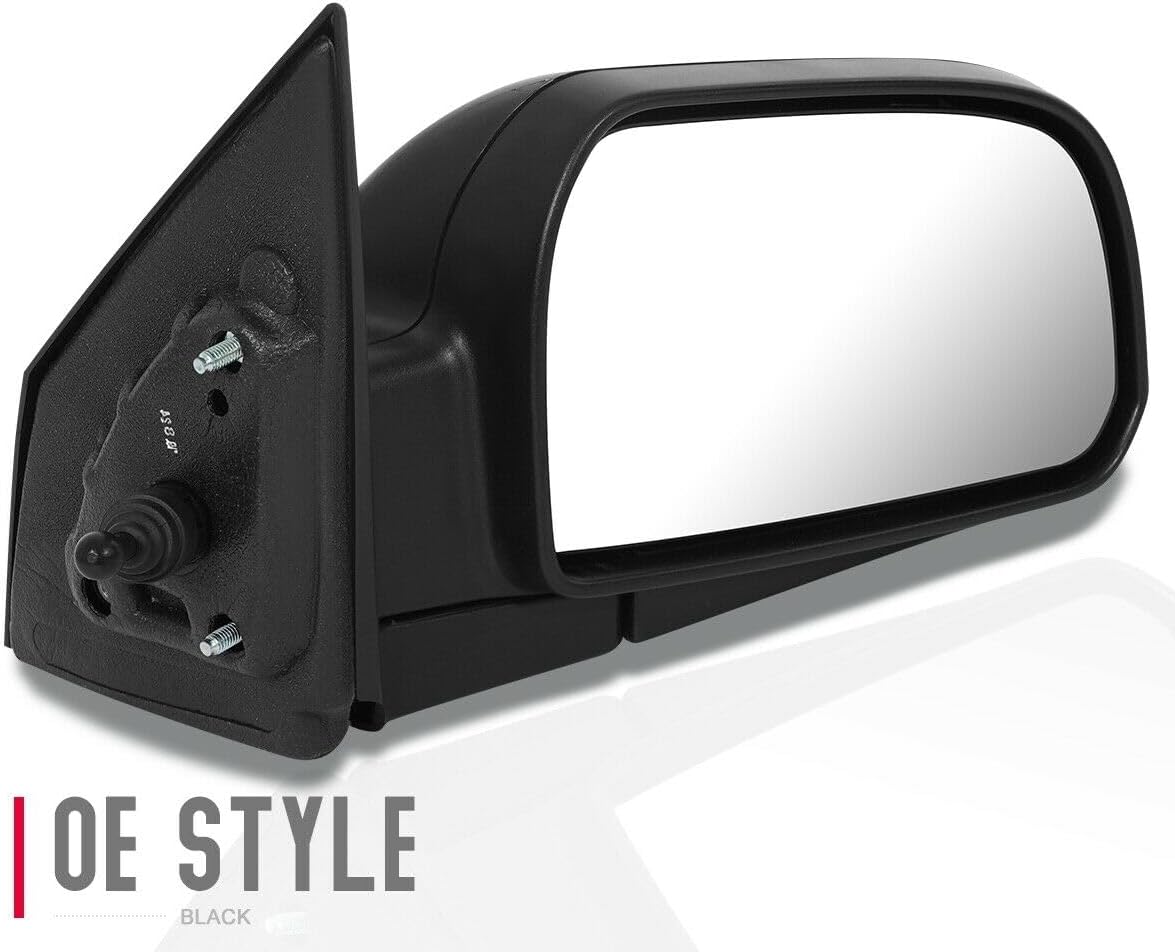 BRAND, CATEGORY, EXTERIOR MIRRORS, LAFENGYAN, 1pc Right Passenger Side Textured Manual Exterior Door Rear View Mirror ABS Style Assembly Hy1321150 876202E420CA OEMMRHY1321150,Fast delivery,Simple installation