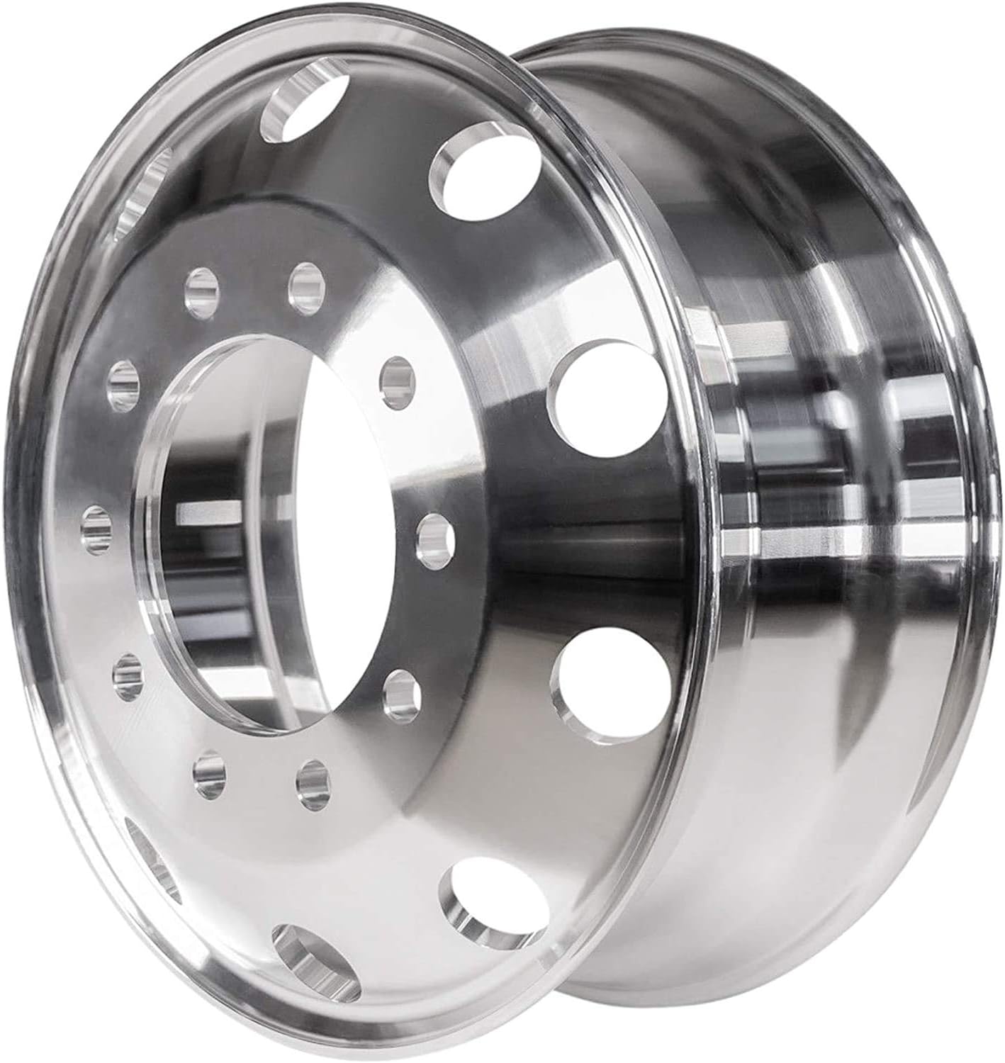 BRAND, CAR, CATEGORY, FORTPRO, 24.5 x 8.25 Alcoa Style Forged Aluminum Wheel Hub Piloted 10 HAND HOLES