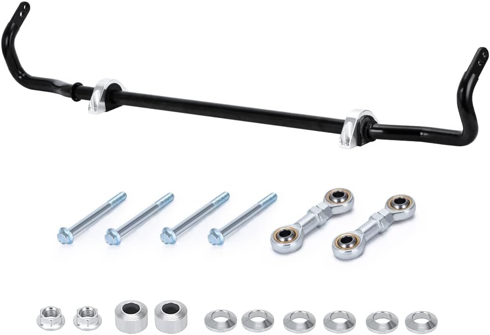 BRAND, CATEGORY, LINK KITS, PQY, 24mm Rear Sway Bar End link Kit Compatible with 92-00 Honda Civic 94-01 Acura Integra DC2