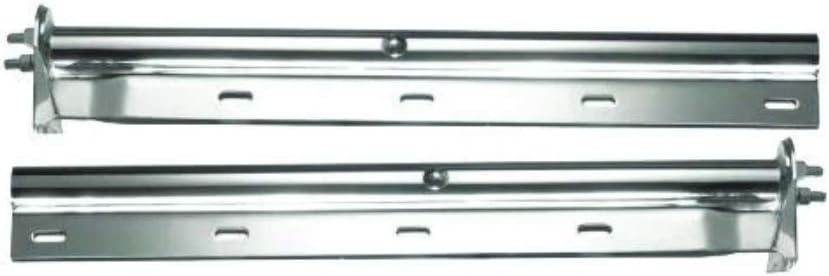 BRAND, CATEGORY, FORTPRO, MUD FLAPS & SPLASH GUARDS, 28" Straight Chrome Steel Mud Flap Hanger | F247585