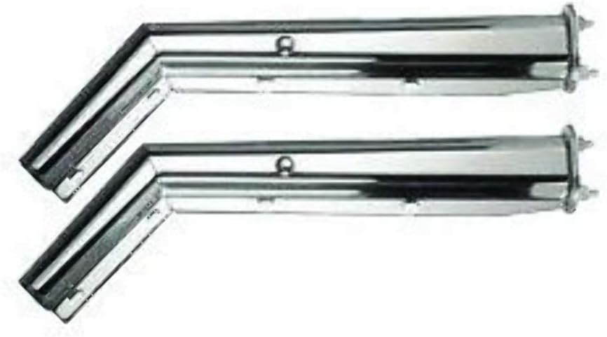 BRAND, CATEGORY, FORTPRO, MUD FLAPS & SPLASH GUARDS, 30" Chrome Angled Spring Loaded Mud Flap Hanger Pair - 45 Degrees - 2 1/2" Bolt Spacing | F245522