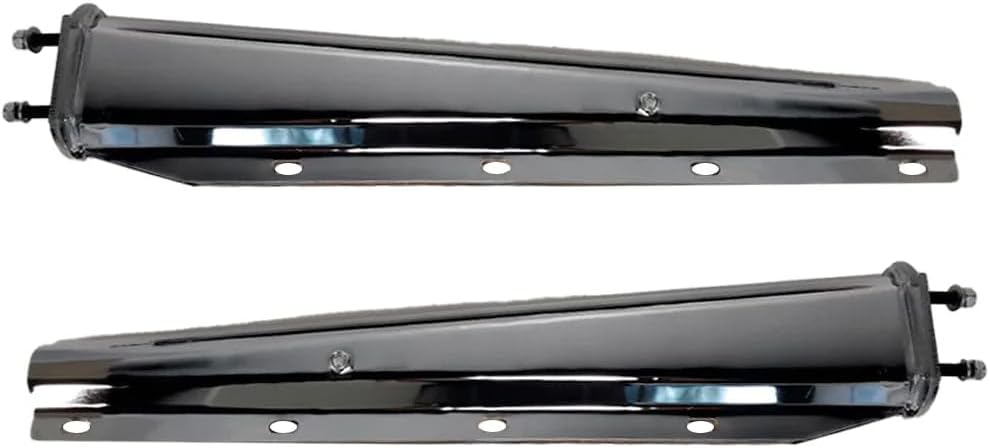 BRAND, CATEGORY, FORTPRO, MUD FLAPS & SPLASH GUARDS, 30" Chrome Spring Loaded Mud Flap Hanger Pair - 2.5" Bolt Spacing for Semi Trucks | F245691