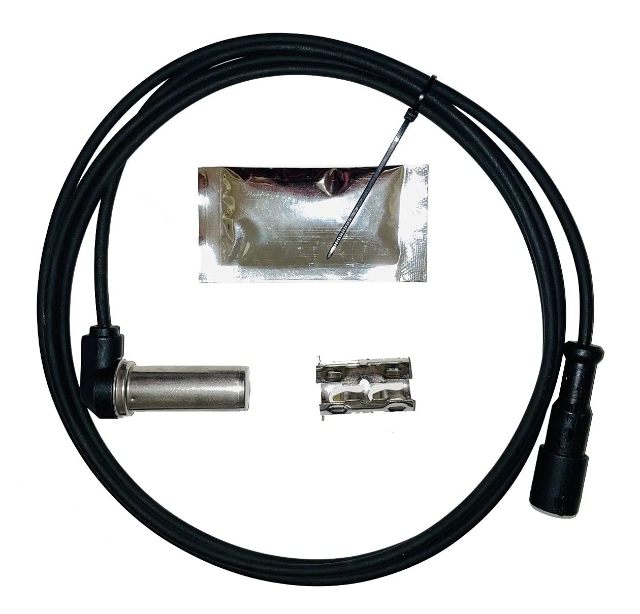 BRAND, CATEGORY, FORTPRO, SPEED SENSORS, ABS Wheel Speed Sensor Kit, 67" Length Compatible with Navistar-International, Freightliner Heavy Duty Trucks Replaces 4410321850 | F238909