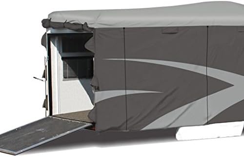 ADCO, BRAND, CATEGORY, RV & TRAILER COVERS, ADCO 52257 Designer Series SFS Aqua Shed 5th Wheel RV Cover - 37'1" - 40' ,Gray