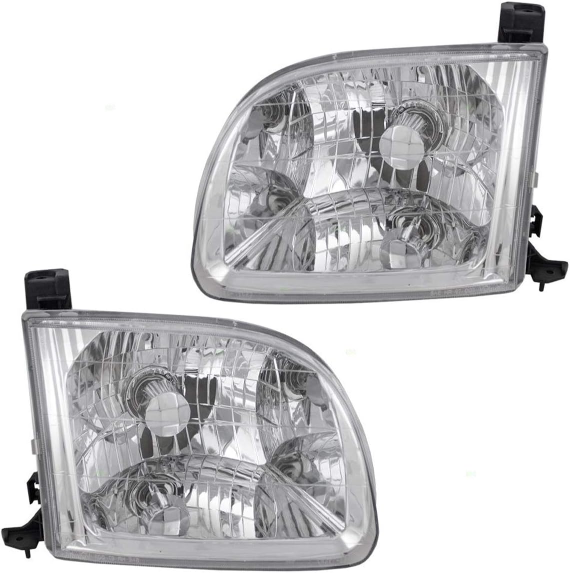 AUTO PARTS AVENUE, BRAND, CATEGORY, HEADLIGHT ASSEMBLIES, APA Replacement Headlight with Signal Light 00 01 02 03 04 2000 2001 2002 2003 2004 Tundra Set Passenger RH + Driver LH