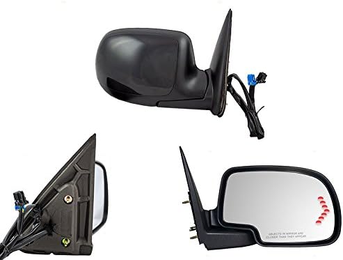 AUTO PARTS AVENUE, BRAND, CATEGORY, EXTERIOR MIRRORS, APA Replacement Rear View Mirror Power Folding Heated Signal Memory for 2003-2007 SILVERADO SIERRA TAHOE YUKON ESCALADE Passenger and Driver Pair