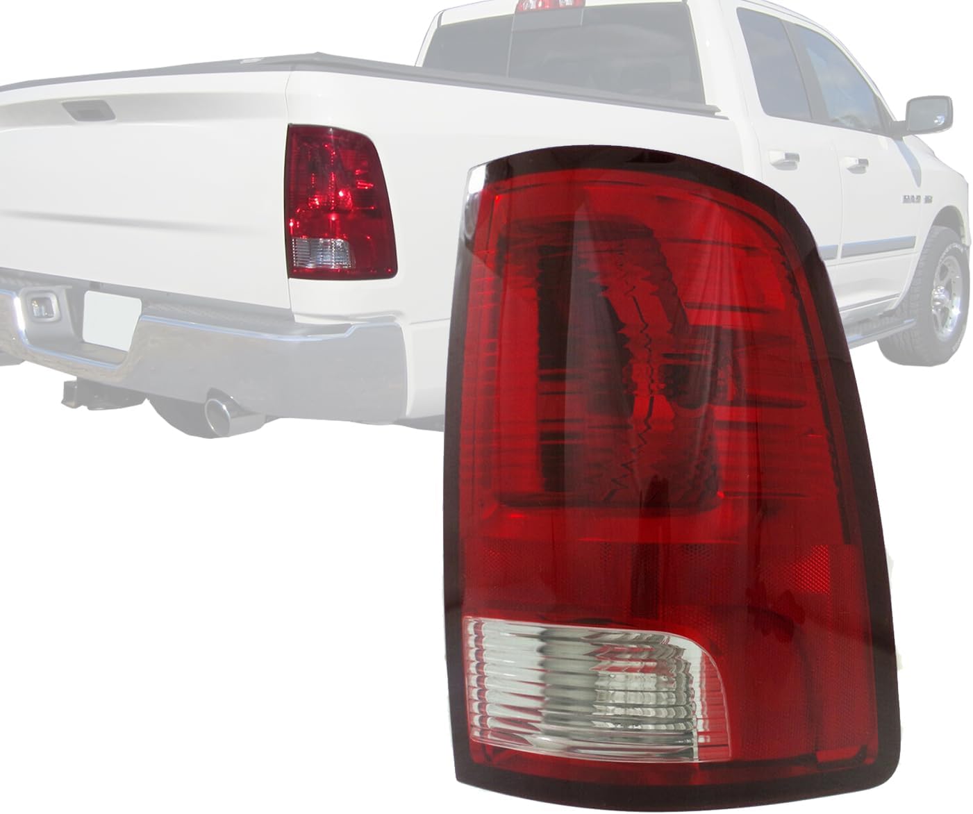 AUTO PARTS AVENUE, BRAND, CATEGORY, TAIL LIGHT ASSEMBLIES, APA Replacement Tail Light Rear Lamp for 2009 2010 2011 2012 2013 2014 2015 2016 2017 2018 2019 2020 2021 2022 RAM 1500 2500 3500 with Bulb Included Passenger Right Side CH2819124 55277414AF