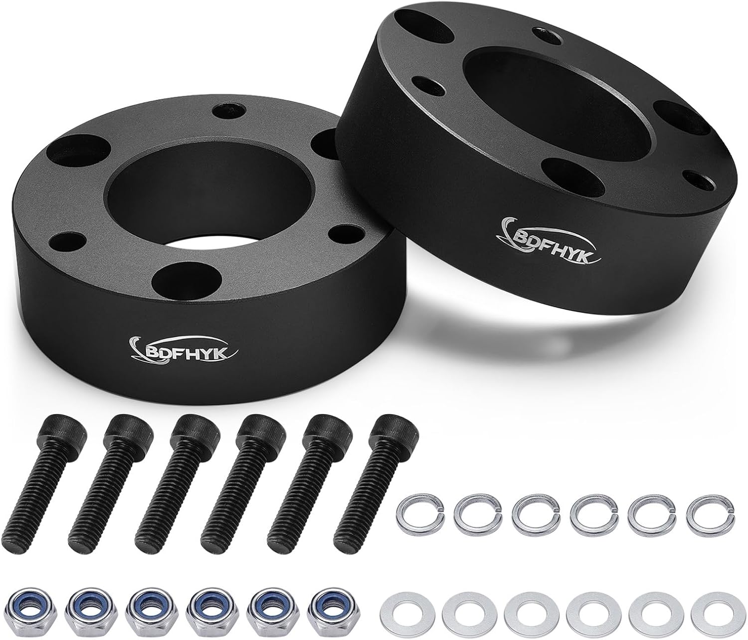 BDFHYK, BODY & SUSPENSION LIFT KITS, BRAND, CATEGORY, BDFHYK 3'' Front Leveling Lift Kit Compatible with 2007-2022 Silverado/Avalanche/GMC Sierra/Suburban 1500/Yukon/Tahoe 2WD/4WD Front Strut Spacers