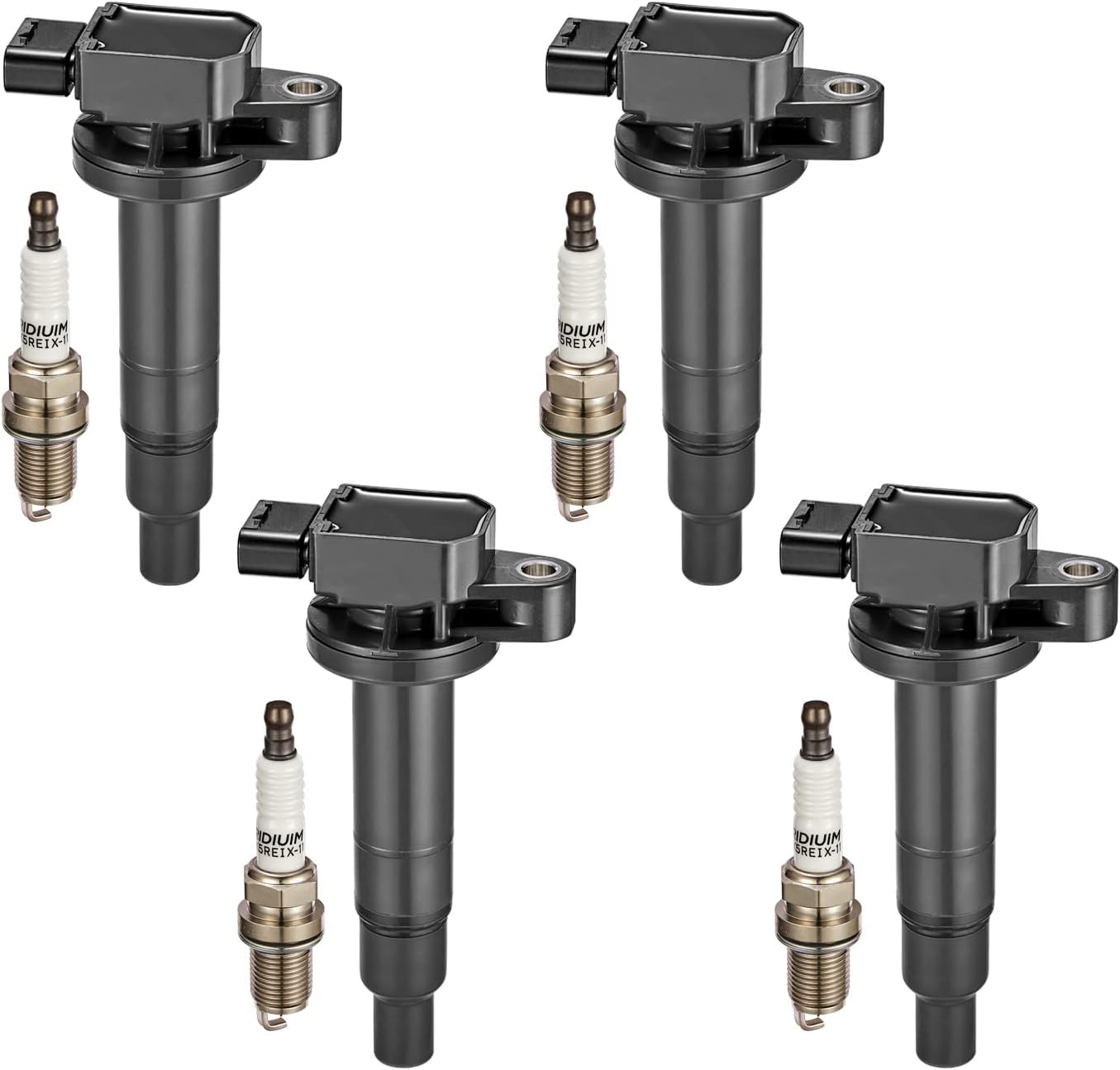 BDFHYK, BRAND, CATEGORY, COIL PACKS, BDFHYK Ignition Coil Pack UF267 and Iridium Spark Plugs 4504 PK20TT Compatible with Lexus ES300 RX300 RX330 RX400 Toyota Avalon Camry Highlander Sienna Solara 3.0L 3.3L V6, Sets of 6