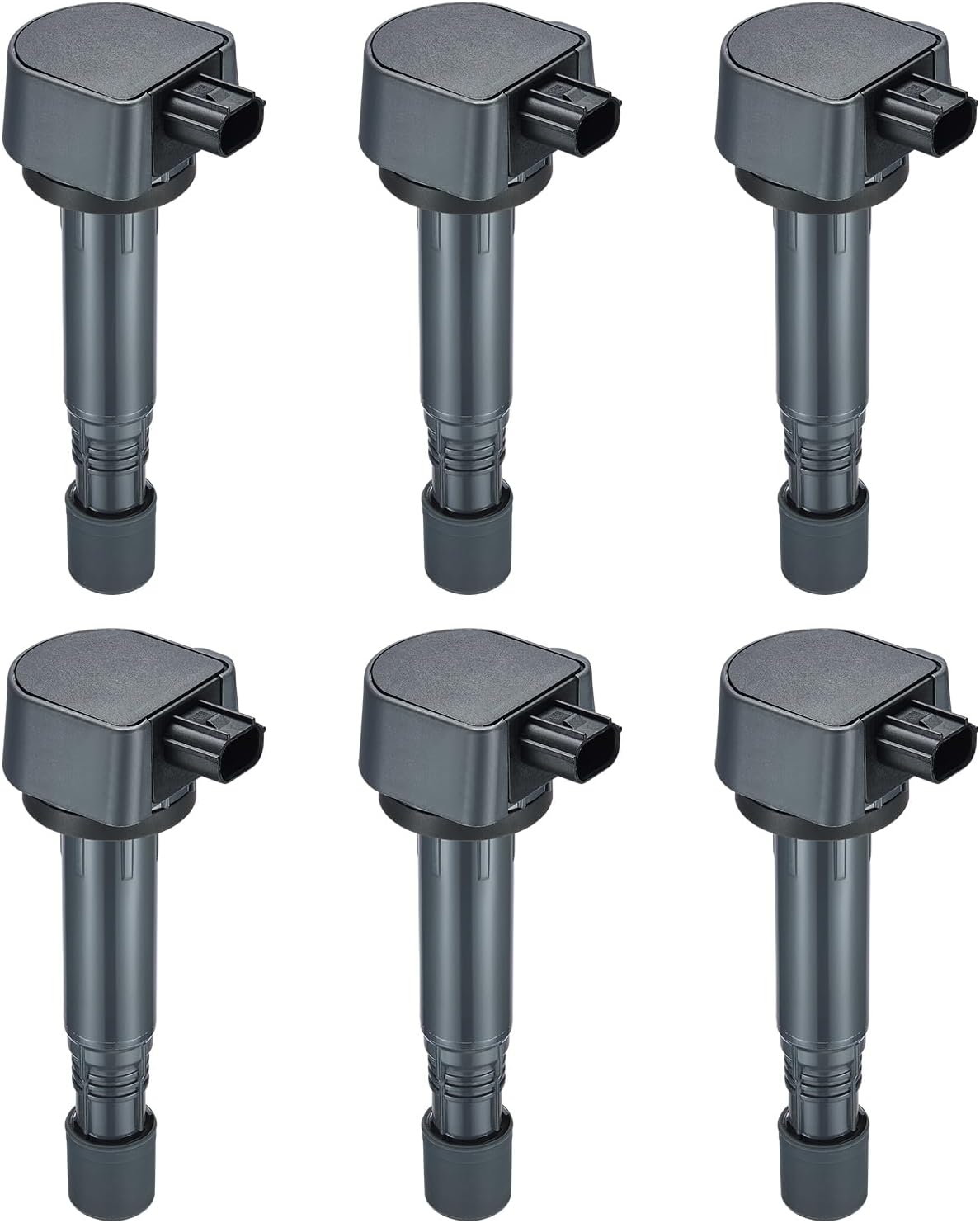 BDFHYK, BRAND, CATEGORY, COIL PACKS, BDFHYK Ignition Coil Pack UF400 and Iridium Spark Plugs 9807B-5517W Compatible with Acura MDX Honda Pilot Ridgeline Saturn Vue 3.5L V6, Sets of 6