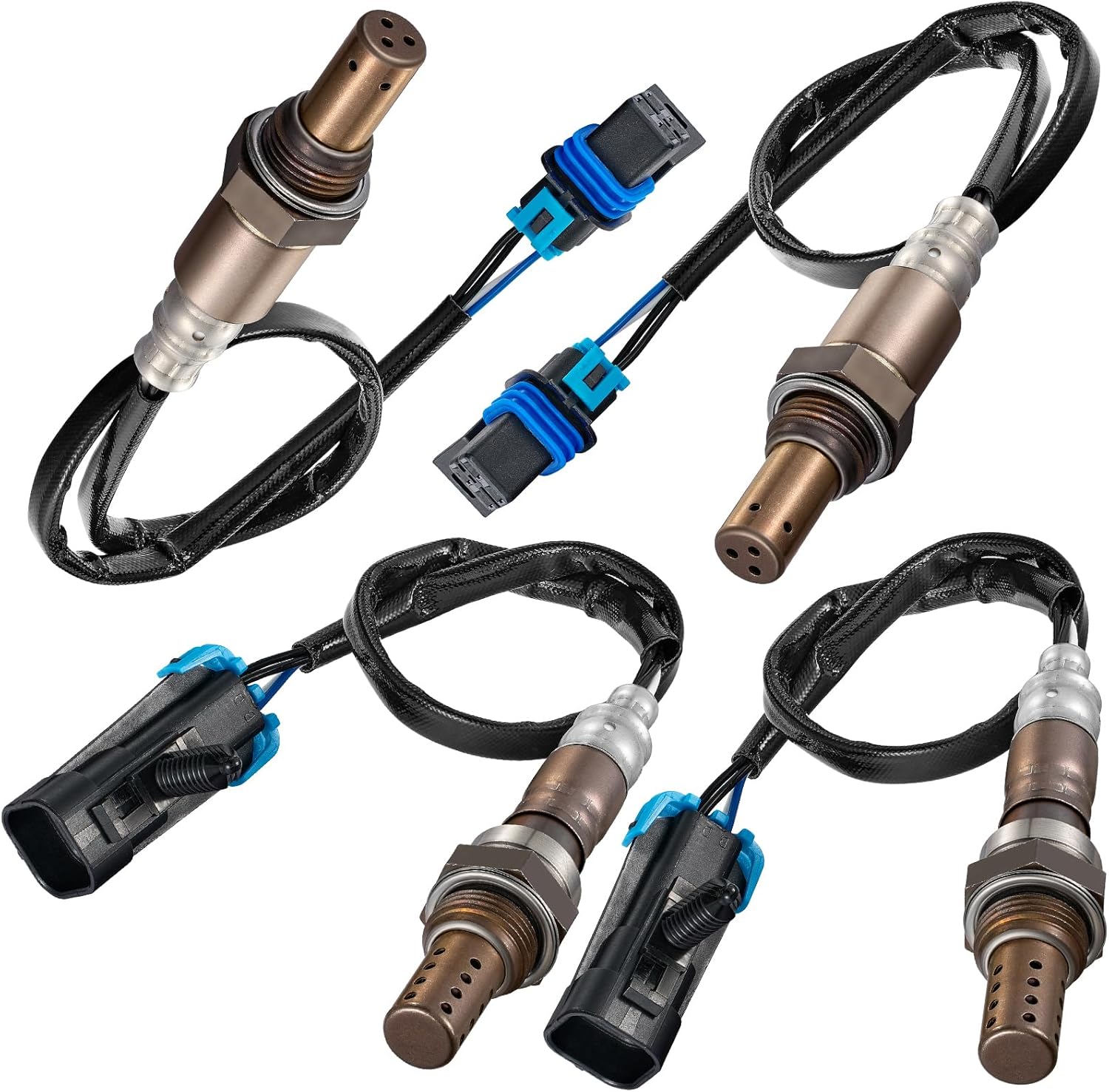 BDFHYK, BRAND, CATEGORY, OXYGEN, BDFHYK O2 Oxygen Sensor Upstream Downstream 234-4337 234-4018, Compatible with Chevy Silverado 1500 GMC Yukon Yukon XL 1500 2007, 19178116, 19178935 12589321, 12597989Replacement (4Pcs)