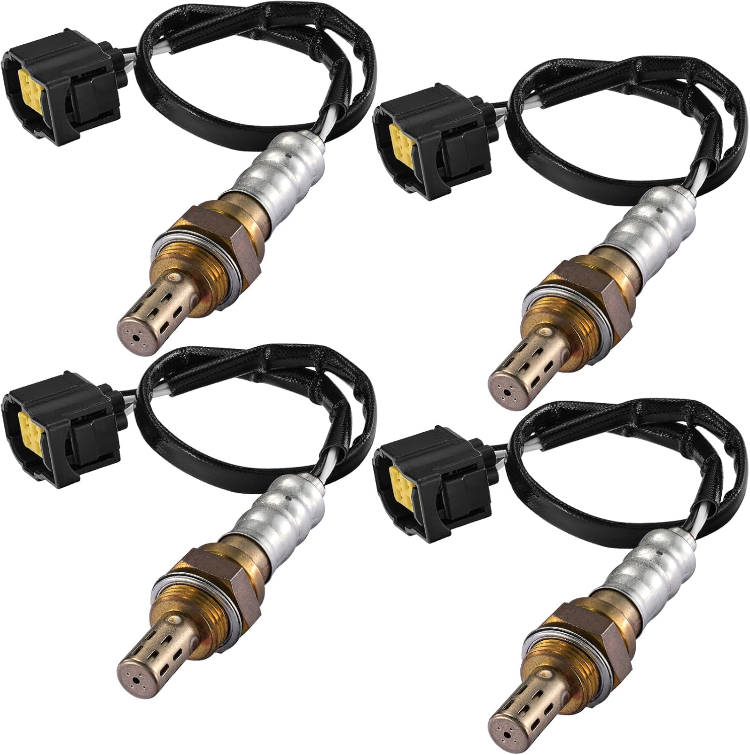 BDFHYK, BRAND, CATEGORY, OXYGEN, BDFHYK Oxygen Sensor Upstream Downstream O2, Compatible with Chrysler Dodge Jeep Mercedes-Benz Mitsubishi Ram Vw, 15510, 0065422018, 0065422118, 0085423918 Replacement 4Pcs