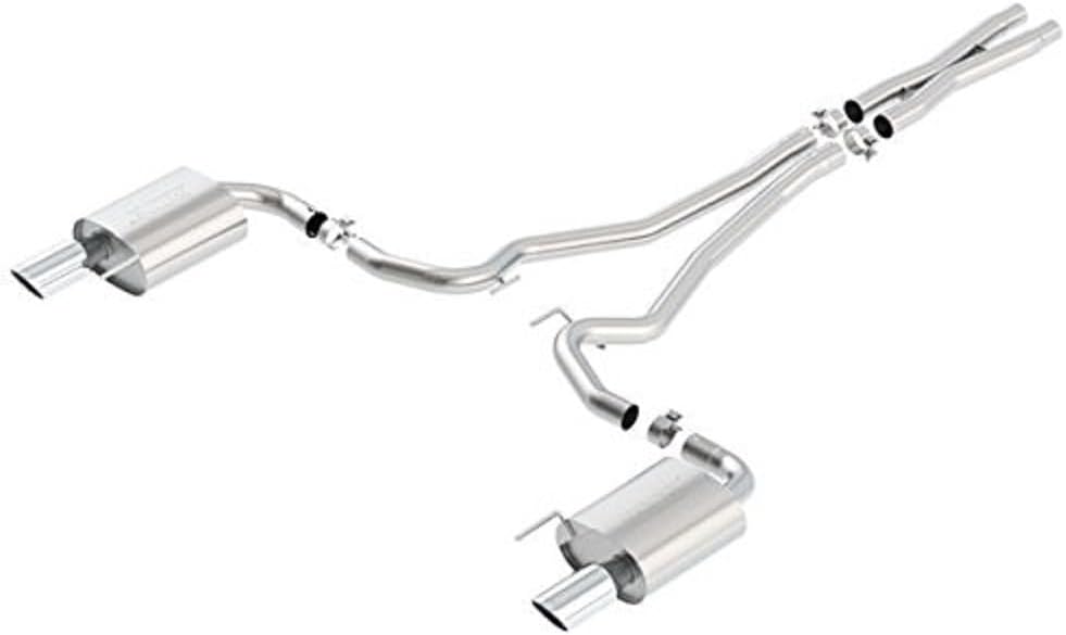 BORLA, BRAND, CAT-BACK SYSTEMS, CATEGORY, BORLA 140590 Cat-Back Performance Exhaust System for 2015-2017 Ford Mustang GT/GT Convertible 5.0L V8 Automatic/Manual Transmission.