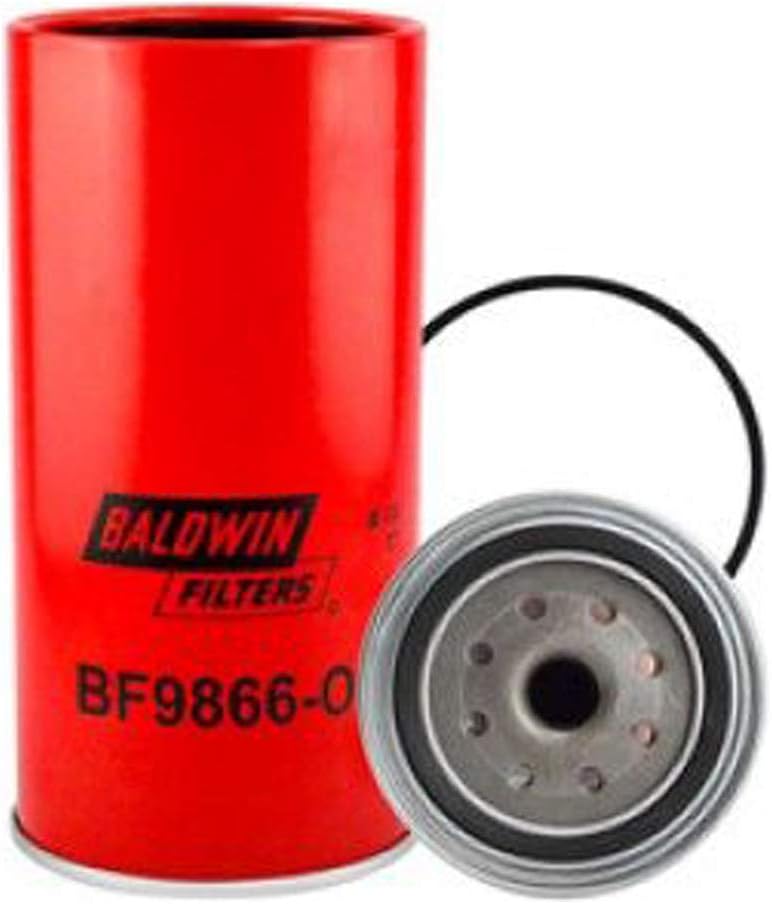 BALDWIN FILTERS, BRAND, CATEGORY, FUEL & WATER SEPARATORS, Baldwin Filters BF9866-O Fuel/Water Separator (8-11/16x4-3/8 In)