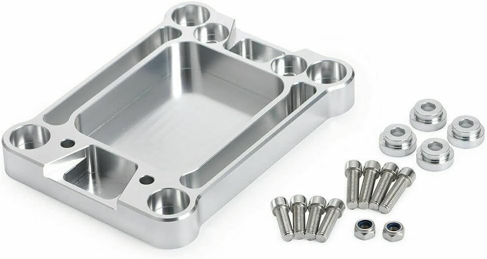 BRAND, CATEGORY, PQY, SHIFTERS, Billet Shifter Base Plate Compatible with Civic Integra w/ K20 K24 K-Series Swap