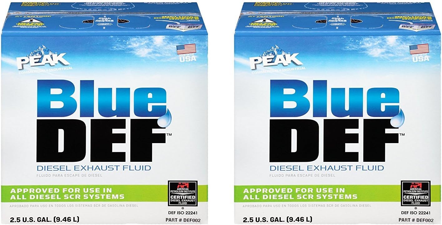 BLUEDEF, BRAND, CATEGORY, DIESEL ADDITIVES, Blue Def DEF002-2PK Diesel Exhaust Fluid, 2.5 Gallon, 2 Pack