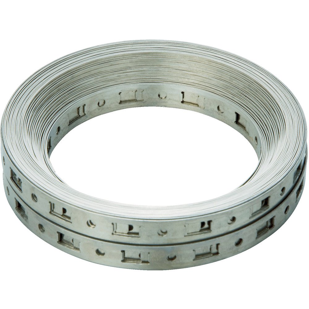 BAND CLAMPS, BRAND, CATEGORY, TRUSCO, Breeze 4005 Make-A-Clamp Stainless Steel Hose Clamp System, 1 Kit Contains: 100 ft Band, 10 Band splices (Pack of 1)