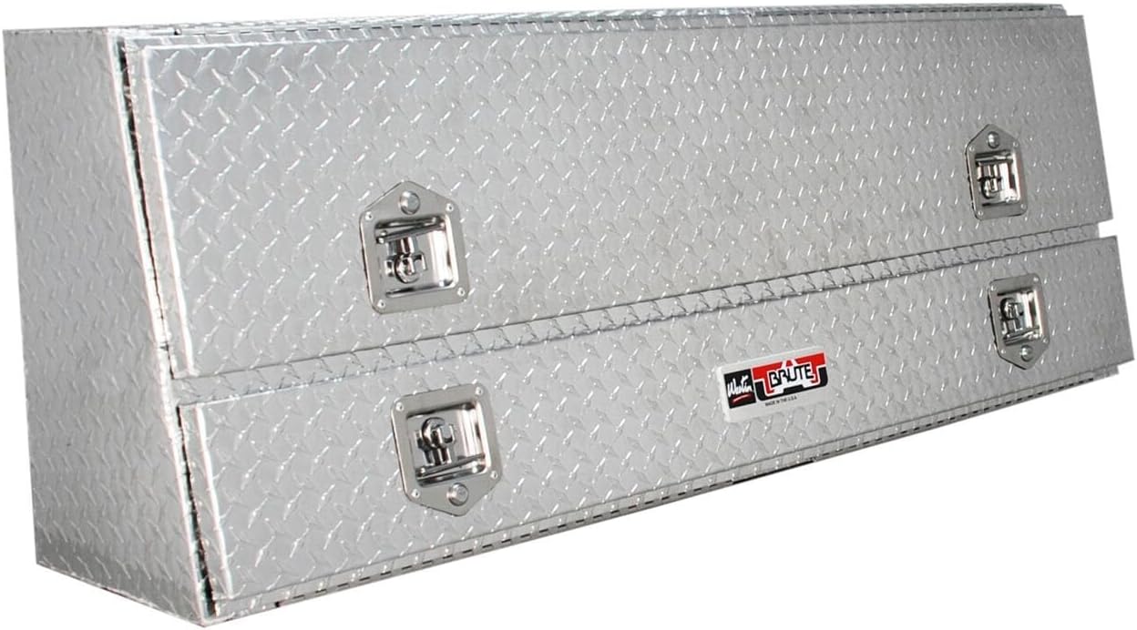 BRAND, CATEGORY, TRUCK BED TOOLBOXES, WESTIN, Brute 80-TBS200-72 Pro Series 72" Contractor TopSider Polished Aluminum Tool Box with Doors