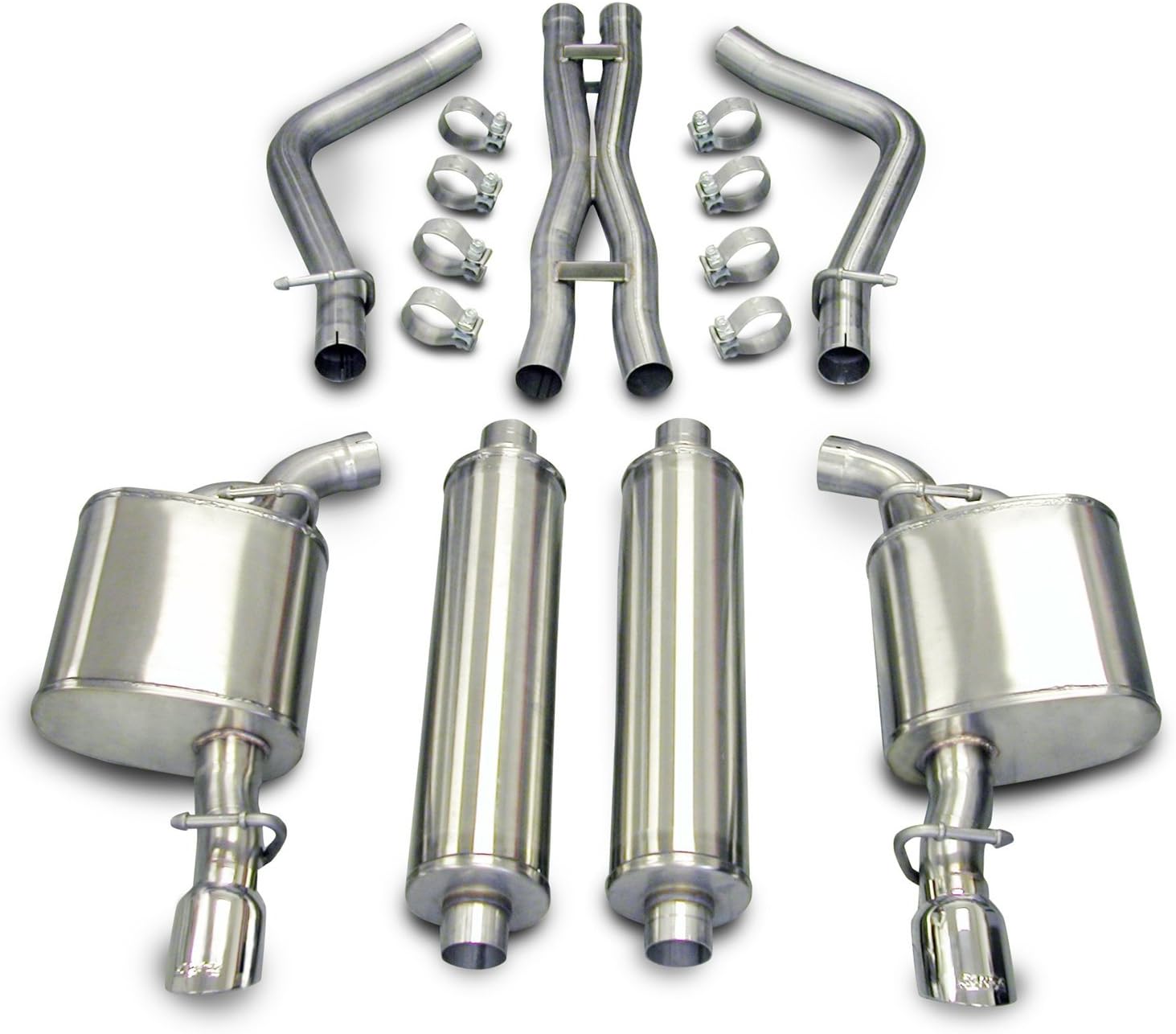 BRAND, CAT-BACK SYSTEMS, CATEGORY, CORSA, CORSA 14439 Cat-Back Exhaust System