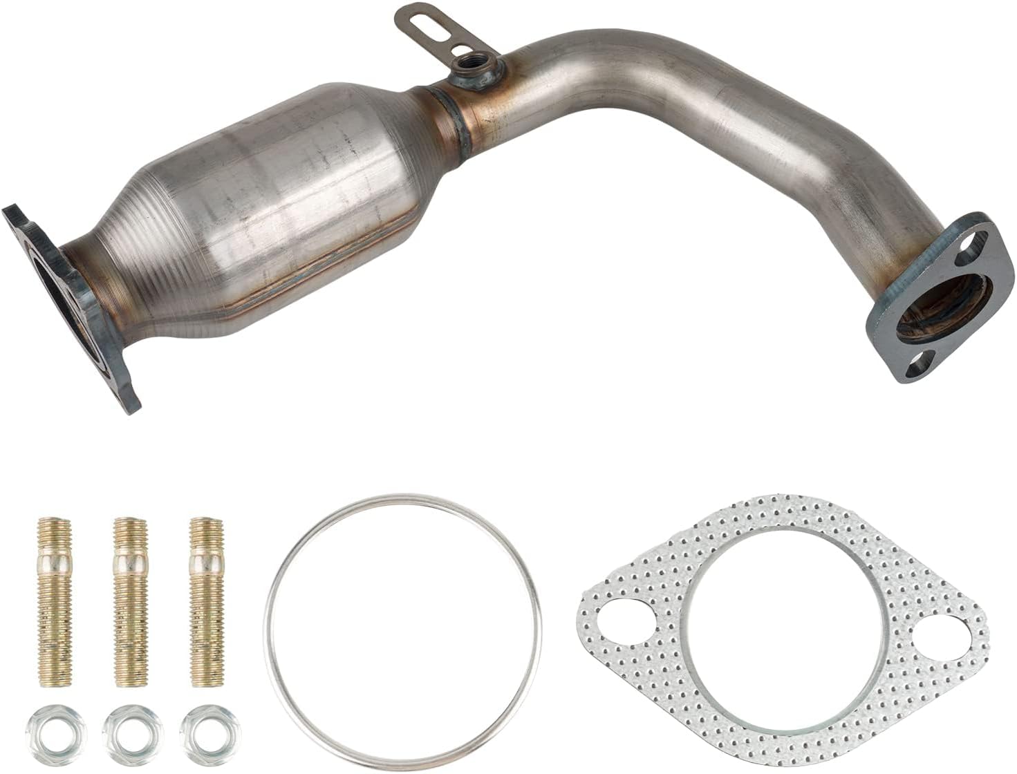 BRAND, CATALYTIC CONVERTERS, CATEGORY, PROLENZ, Catalytic Converter Industrial Grade Stainless Steel Replacement for 2008-2012 Chevy Malibu 2.4L Ref.No # 3011103 1Pcs ​(EPA Compliant)