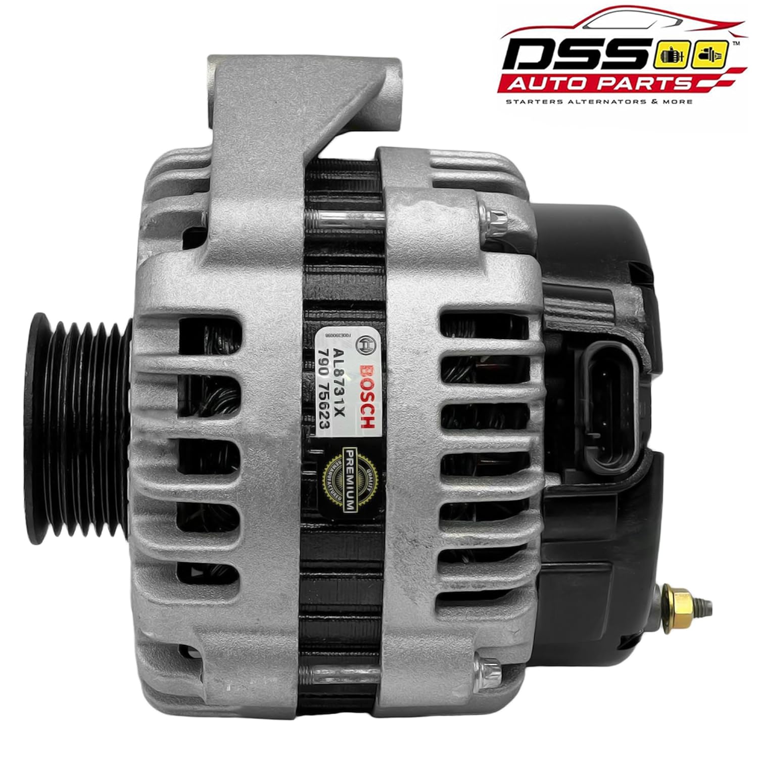 ALTERNATORS, BRAND, CATEGORY, DSS AUTO PARTS, Compatible with Chevrolet, Cadillac, Buick and Chevy Engine Alternator 8292 & 8237 for V8 5.3L, 6.0L, 8.1L, 5.0L, 4.3L and 4.8L Rainier, Escalade, Express, Avalanche & Silverado