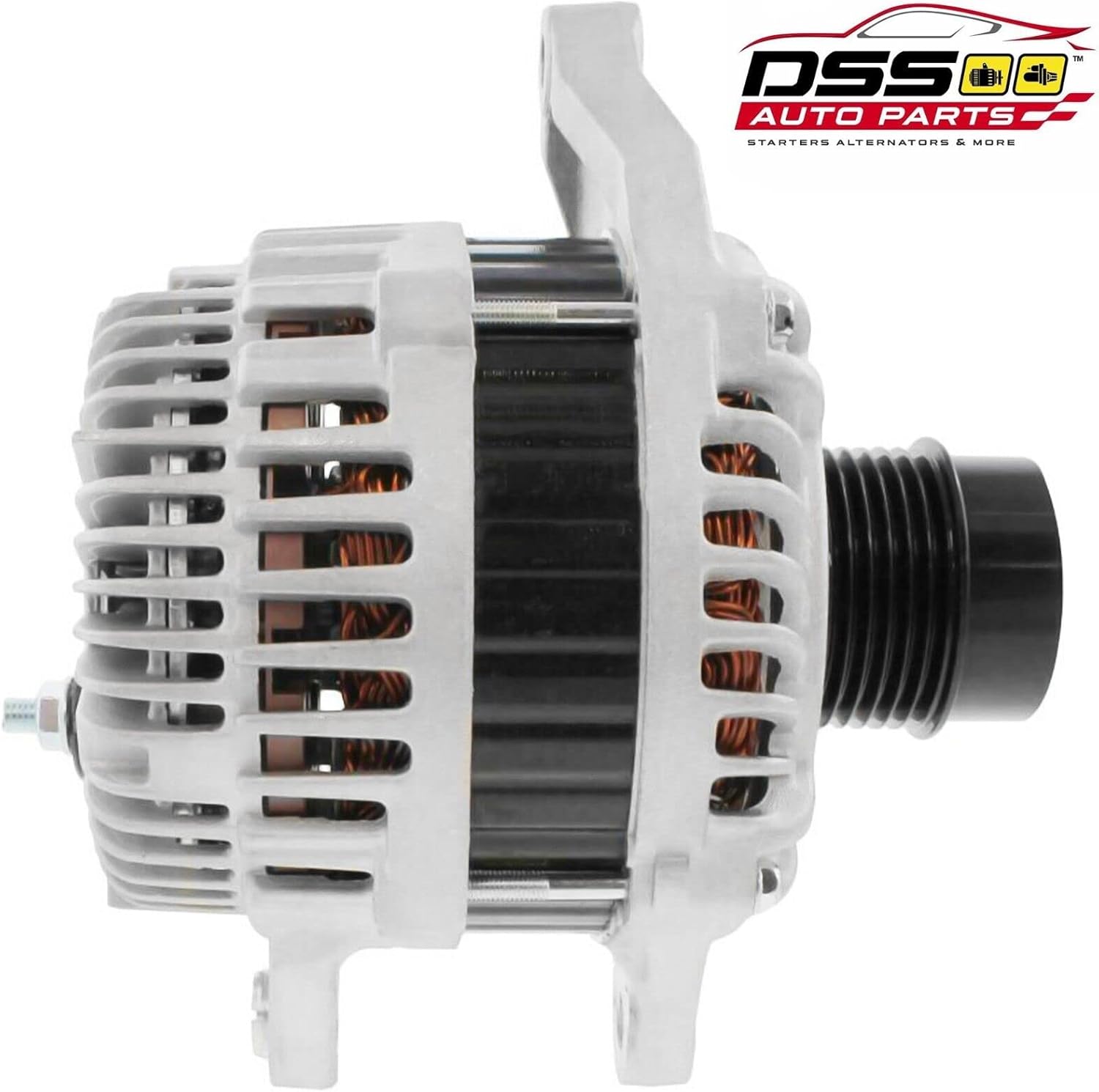 ALTERNATORS, BRAND, CATEGORY, DSS AUTO PARTS, Compatible with Dodge Avenger Jeep Compass Patriot and Chrysler Caliber 115 Amp 12 Volt Alternator for 11231 4801323 and A002TJ0481, A002TJ0481ZC, A002TJ0481ZD - Certified