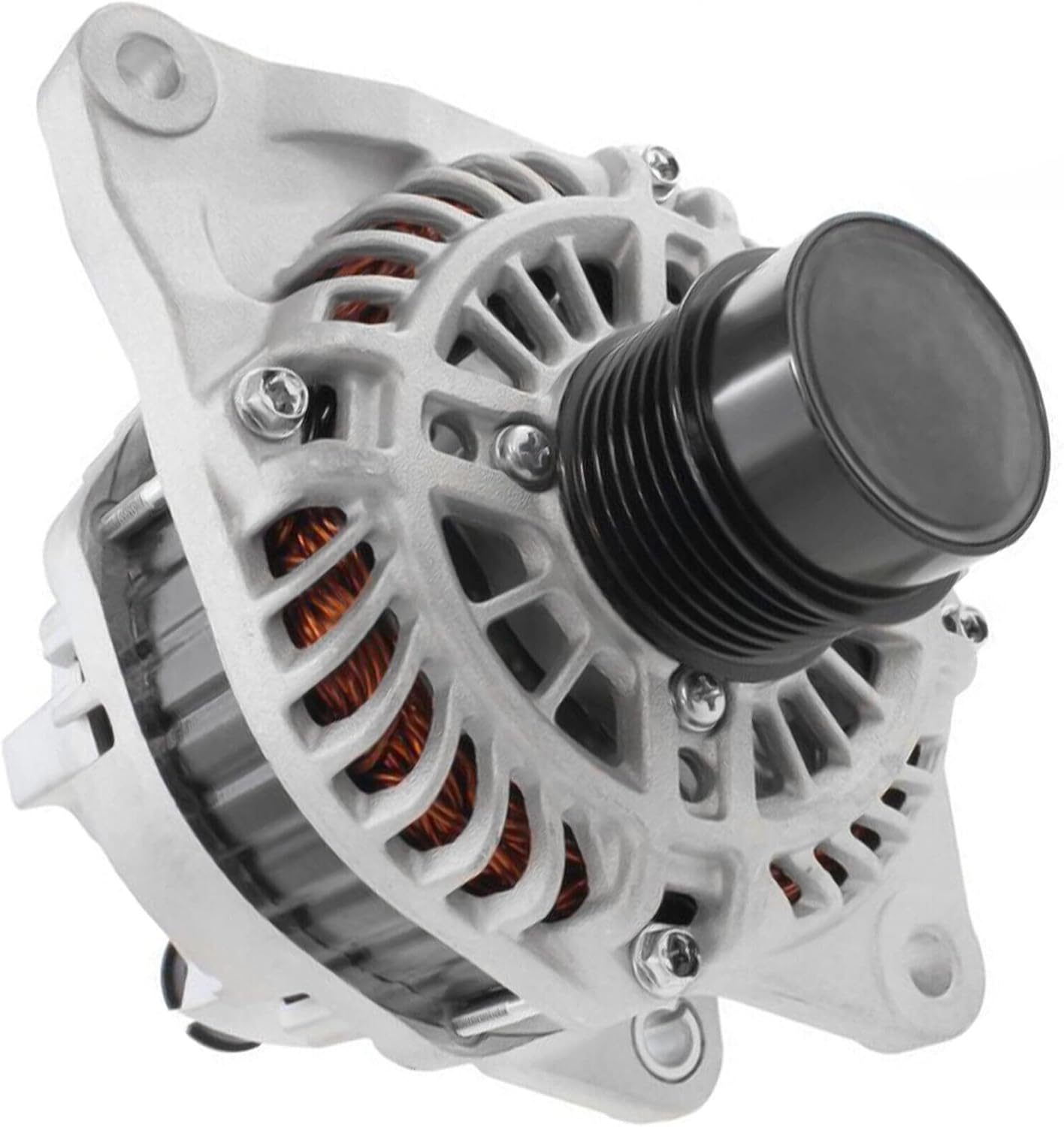 ALTERNATORS, BRAND, CATEGORY, DSS AUTO PARTS, Compatible with Dodge Avenger Jeep Compass Patriot and Chrysler Caliber 115 Amp 12 Volt Alternator for 11231 4801323 and A002TJ0481, A002TJ0481ZC, A002TJ0481ZD - Certified